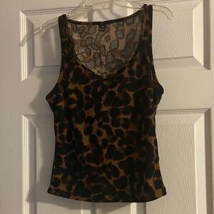 Leopard print tank